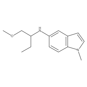 N-(1-methoxybutan-2-yl)-1-methyl-1H-indol-5-amine结构式