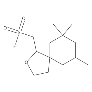 {7,7,9-Trimethyl-2-oxaspiro[4.5]decan-1-yl}methanesulfonyl fluoride Structure