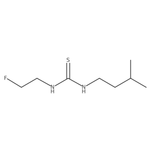 3-(2-Fluoroethyl)-1-(3-methylbutyl)thiourea Structure