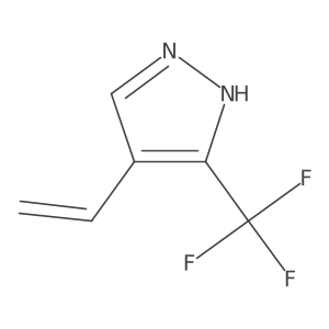 4-ethenyl-3-(trifluoromethyl)-1H-pyrazole Structure