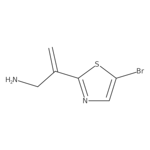 2-(5-Bromo-1,3-thiazol-2-yl)prop-2-en-1-amine Structure