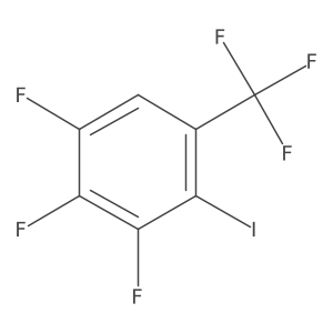 1,2,3-Trifluoro-4-iodo-5-(trifluoromethyl)benzene Structure