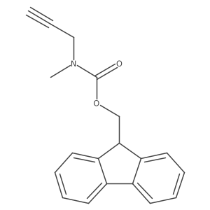 (9H-fluoren-9-yl)methyl N-methyl-N-(prop-2-yn-1-yl)carbamate Structure