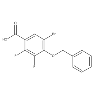 4-(Benzyloxy)-5-bromo-2,3-difluorobenzoic acid Structure