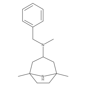 Rel-(1R,3s,5S)-N-benzyl-N,1,5-trimethyl-8-azabicyclo[3.2.1]octan-3-amine Structure