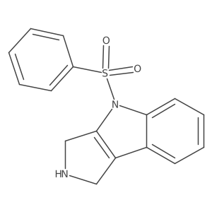 4-(Phenylsulfonyl)-1,2,3,4-tetrahydropyrrolo[3,4-b]indole Structure
