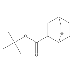 rac-tert-butyl (1R,4S,6S)-2-azabicyclo[2.2.2]octane-6-carboxylate结构式