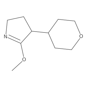5-methoxy-4-(oxan-4-yl)-3,4-dihydro-2H-pyrrole Structure