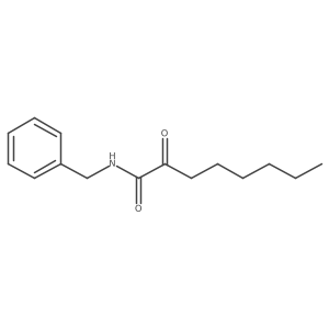 N-benzyl-2-oxooctanamide Structure
