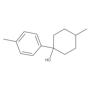 4-Methyl-1-(4-methylphenyl)cyclohexan-1-ol Structure