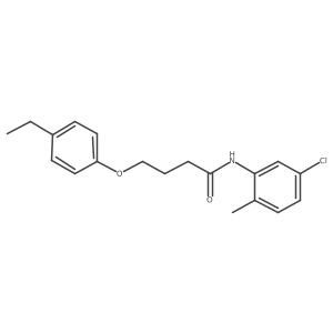N-(5-chloro-2-methylphenyl)-4-(4-ethylphenoxy)butanamide Structure