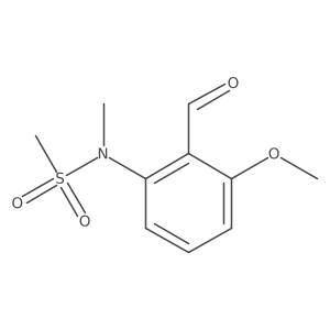 n-(2-Formyl-3-methoxyphenyl)-n-methylmethanesulfonamide Structure