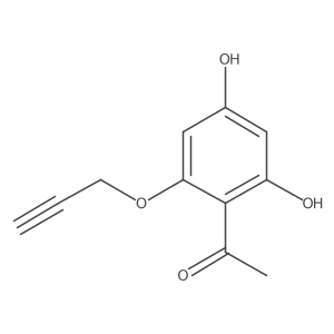 1-(2,4-Dihydroxy-6-prop-2-ynoxyphenyl)ethanone结构式