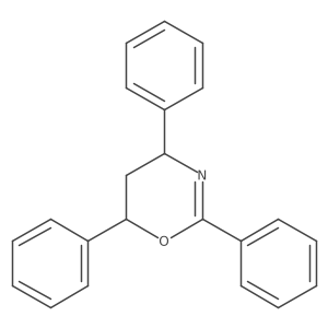 (4R,6S)-2,4,6-Triphenyl-5,6-dihydro-4H-1,3-oxazine结构式