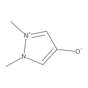 1H-Pyrazolium, 4-hydroxy-1,2-dimethyl-, inner salt Structure