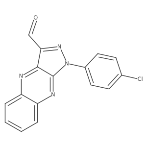 1-(4-Chlorophenyl)-1H-pyrazolo[3,4-b]quinoxaline-3-carboxaldehyde Structure