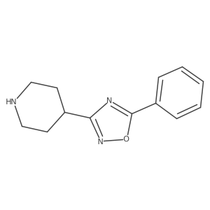4-(5-phenyl-1,2,4-oxadiazol-3-yl)Piperidine Structure