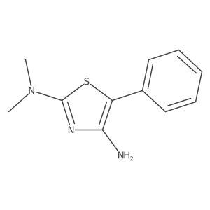 N2,N2-Dimethyl-5-phenyl-2,4-thiazolediamine Structure
