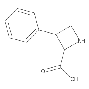 rac-(2R,3R)-3-phenylazetidine-2-carboxylic acid Structure