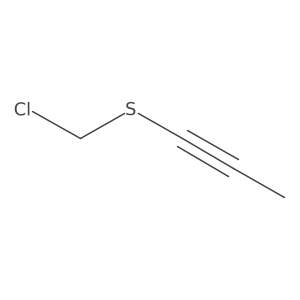 1-[(Chloromethyl)sulfanyl]prop-1-yne结构式