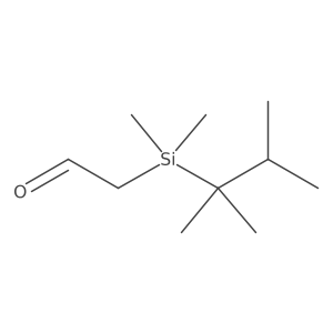 2-[Dimethyl(1,1,2-trimethylpropyl)silyl]acetaldehyde Structure