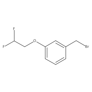 3-(2,2-Difluoroethoxy)benzyl bromide Structure