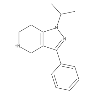 1h-Pyrazolo[4,3-c]pyridine,4,5,6,7-tetrahydro-1-(1-methylethyl)-3-phenyl- Structure