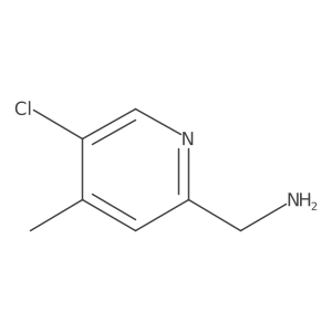 (5-Chloro-4-methylpyridin-2-YL)methanamine Structure