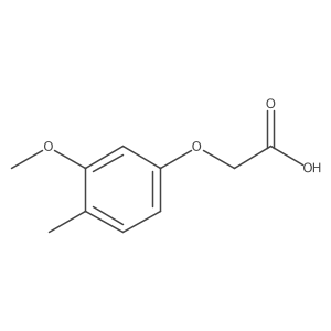 2-(3-Methoxy-4-methylphenoxy)acetic acid Structure