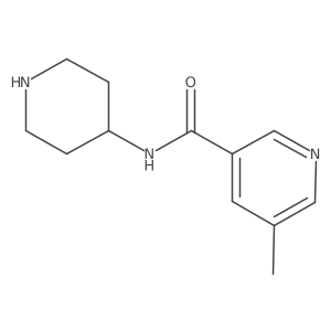 5-Methyl-N-(piperidin-4-yl)-nicotinamide结构式
