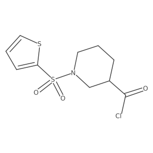 1-(2-Thienylsulfonyl)piperidine-3-carbonyl chloride结构式