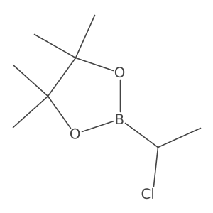 2-(1-chloroethyl)-4,4,5,5-tetramethyl-1,3,2-dioxaborolane Structure