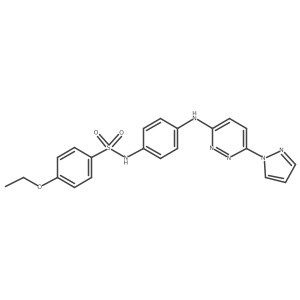 N-(4-((6-(1H-pyrazol-1-yl)pyridazin-3-yl)amino)phenyl)-4-ethoxybenzenesulfonamide Structure