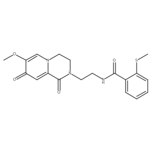 N-(2-{7-methoxy-1,8-dioxo-1H,2H,3H,4H,8H-pyrido[1,2-a]pyrazin-2-yl}ethyl)-2-(methylsulfanyl)benzamide Structure