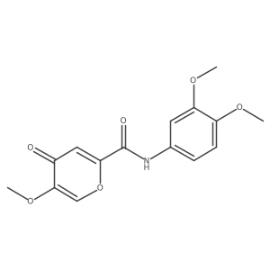 N-(3,4-dimethoxyphenyl)-5-methoxy-4-oxo-4H-pyran-2-carboxamide Structure