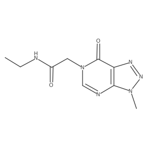 N-ethyl-2-(3-methyl-7-oxo-3H-[1,2,3]triazolo[4,5-d]pyrimidin-6(7H)-yl)acetamide Structure