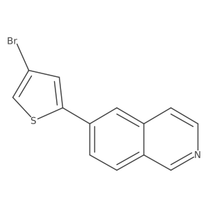 6-(4-Bromo-2-thienyl)isoquinoline结构式