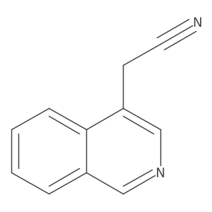 2-(Isoquinolin-4-YL)acetonitrile结构式