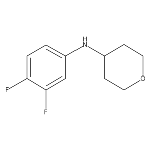 N-(3,4-difluorophenyl)oxan-4-amine Structure