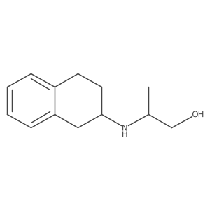 2-[(1,2,3,4-Tetrahydronaphthalen-2-yl)amino]propan-1-ol Structure