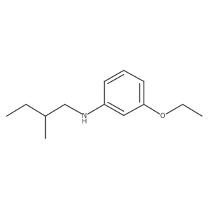 3-ethoxy-N-(2-methylbutyl)aniline结构式