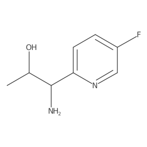 (1R,2R)-1-Amino-1-(5-fluoropyridin-2-yl)propan-2-ol Structure