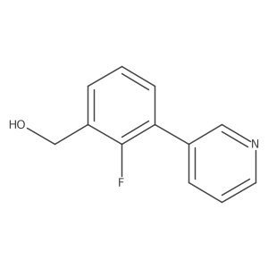 (2-Fluoro-3-(pyridin-3-yl)phenyl)methanol Structure