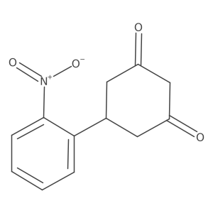 5-(2-Nitrophenyl)cyclohexane-1,3-dione结构式
