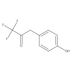 1,1,1-Trifluoro-3-(4-hydroxyphenyl)propan-2-one结构式