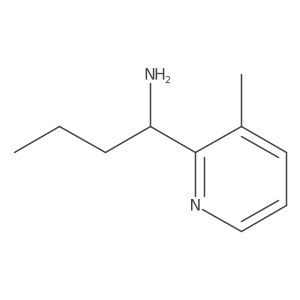 1-(3-Methylpyridin-2-yl)butan-1-amine Structure
