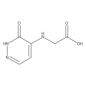 (3-Oxo-2,3-dihydro-pyridazin-4-ylamino)-acetic acid结构式