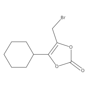 4-(Bromomethyl)-5-cyclohexyl-1,3-dioxol-2-one Structure