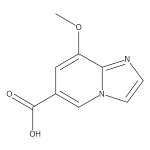 8-Methoxyimidazo[1,2-A]pyridine-6-carboxylic acid结构式