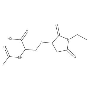 N-acetyl-S-(N-ethylsuccinimido)-L-cysteine结构式